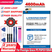4600mAh PSP5515 DUO Battery For Prestigio Grace P5 (PSP5515DUO) Mobile Phone Battery 2024 - buy cheap