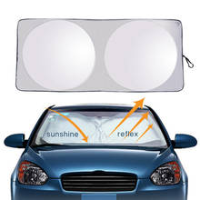 150*70cm Car Windshield Cover Sunshade UV Protection Shield Car Styling Folding Car Window Sun Shade Windshield Block Cover 2024 - купить недорого