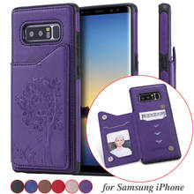 Funda de cuero para teléfono Samsung Galaxy S20 Ultra S10ES10 S9 S8 Plus Note 20 10 9 8 A50 A30S A50S, tarjetero 2024 - compra barato