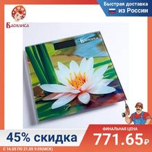 Bathroom Scales VASILISA 0R-00005501 Home & Garden Household Merchandises ВЕСЫ BA-4011 for accessoires напольные до 180 кг. ВА-4011 Кувшинка. Scale electronic Smart scales Bathroom scale floor body scales Home supplies 2024 - buy cheap