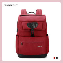Многофункциональный рюкзак Tigernu для женщин, молодежная модная сумка для ноутбука 15,6 дюйма с USB, школьные ранцы для девочек-подростков 2024 - купить недорого