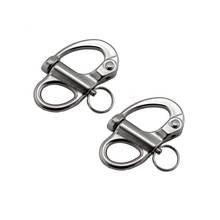 2PCS Stainless Steel 316 Quick Release Spring Snap Shackle 35mm 52mm 69mm 96mm Safety Remote Release Mooring Snap Shackles 2024 - buy cheap