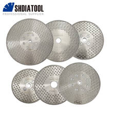 SHDIATOOL 1 pc galvanizado de corte de diamante disco de ambos lados de diamante de mármol, granito Rueda de corte 2024 - compra barato