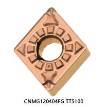 CNMG120404FG TT5100 карбидные вставки CNMG120404 FG токарный станок Режущий инструмент оригинальные CNC вставки в инструменты 2024 - купить недорого