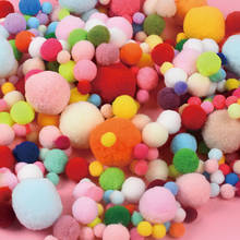 100Pcs Pom poms 15mm Mini Fluffy Soft Pom Poms Pompoms Ball Handmade Crafts DIY for Kids Toys Christmas Decor Sewing Supplies 2024 - buy cheap