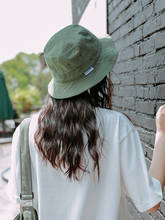 Chapéu de balde cor verde, chapéu feminino casual, esportes ao ar livre, boné de hip hop, homens, praia, verão, chapéu de sol unissex panamá 2024 - compre barato