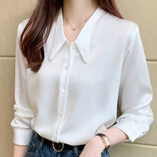 Autumn Long Sleeve Office Lady White Blouse Tops Women Blouse Women Blusas Mujer De Moda 2021 Chiffon Blouse Shirt Blusa D661 2024 - buy cheap