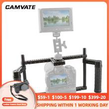 CAMVATE Camera Full Cage Rig For Canon EOS-1DC/1DX/ Nikon D3X/D3S/D800/810/850/ Sony A7/A7S/A7R/A7II/ A7RII/A7SII /Fujifilm X-T2 2024 - buy cheap