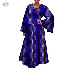 Long Sleeve Dresses for Women Party Wedding Casual Date Dashiki African Women Dresses V Neck African Dresses for Women WY5830 2024 - buy cheap