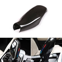 For BMW 5 6 7 Series G30 G32 G11 G12 X3 G01 X4 G02 Carbon Style Gear Head Shift-Knob Cover Gear Shift Handbrake Grip Case Shell 2024 - buy cheap