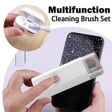 Keyboard Cleaning Brush Kit 7 In 1 Multifunctional Portable Cleaning Pen Computer Earphone Cleaning Tools Keycap Puller Kits