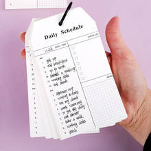 50Sheets Memo Pads Notebook Portable Diary Notepad Loose Leaf Work Daily Schedule Planner Note Office Desk Check To Do List Gift 2024 - buy cheap
