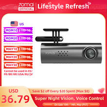 English Voice Control 70mai Smart Dash Cam 1S 1080P Superior Night Vision 70 MAI 1S Car Recorder Wifi Car DVR Video Dashboad 2024 - купить недорого