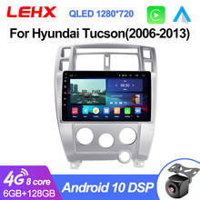 LEHX-REPRODUCTOR multimedia para coche Hyundai Tucson, pantalla de 10,1 ", 2 din, Android 9,0, Audio estéreo, dvd, Radio, vídeo, 2006-2013 2024 - compra barato