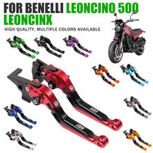 Palanca de embrague de freno ajustable para motocicleta, accesorio plegable extensible para Benelli Leoncino 500, leoncino500, Leonine LeonineX BJ500-E 2024 - compra barato