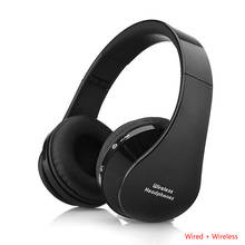 Auriculares Bluetooth con cable + auriculares inalámbricos, auriculares estéreo plegables con micrófono 2024 - compra barato
