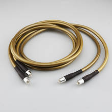 1 par de cabo de alta qualidade placa de cobre puro, saída rca to2 rca, fio de linha de áudio 2024 - compre barato