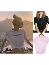 Harajuku Милая футболка с надписью «But Psycho», женская уличная одежда, забавные летние футболки Kawaii, топы в Корейском стиле, хипстерская футболка, Camiseta Mujer Tumblr 2024 - купить недорого
