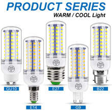 220V GU10 Led Lamp Bulb E14 Led Candle Light Bulb E27 Corn Lamp G9 Led 3W 5W 7W 9W 12W 15W Bombilla B22 Chandelier Lighting 240V 2024 - buy cheap