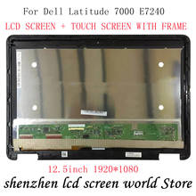 12.5" FHD For Dell Latitude 7000 E7240 LCD Touch Screen Digitizer Display Assembly LP125WF1-SPA4 PY6P2 2024 - buy cheap