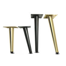 4Pcs/Set Furniture Table Legs Metal Tapered Sofa Cupboard Cabinet Furniture Leg Feet 12/15/20/25/30CM Stool Chair Leg Feet 2024 - buy cheap