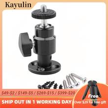Kayulin-soporte de pared para Monitor CCTV DVR, sistema de vigilancia de instalación en el hogar, Mini cabezal de bola de 1/4 "-20 2024 - compra barato