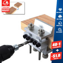 3in1 Aluminium Alloy Woodworking Hole Locator Drill Bit Oblique Punch Positioner Guide Locator Jig System Kit Joinery DIY Tool 2024 - buy cheap