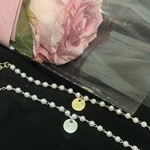 Pulsera con diseño de corazón de melocotón para mujer, brazalete con diseño de corazón de melocotón y perlas, joyería pequeña, versión coreana, venta al por mayor 2024 - compra barato