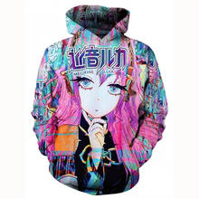 Soshilr-Sudadera con capucha de Anime 3D para chica, ropa de calle con estampado de la primera princesa del mundo, con música, Unisex, Número 1 2024 - compra barato