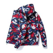 Plus Size Clothing Autumn Jacket Men Fashion Windbreaker Male Hooded Colorful Camouflage Coat 8XL 6XL 7XL Mens Jacket Large Size 2024 - buy cheap