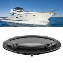 Janela de abertura portátil oval portinho marinho, janela de abertura de porta estalinite para rv, barco, iate, acessórios marinhos 2024 - compre barato