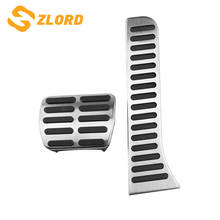 Zlord Car Gas Pedal Assembly Brake Pedals Covers for Volkswagen VW Caddy 2004 - 2015 Stainless Steel Upgrade Car Parts 2024 - buy cheap