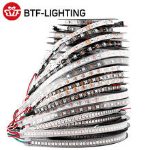 1m 2m 4m 5m WS2812B Led Lights WS2812 RGB Led Strip Light Individually Addressable Led Light Strip Black White PCB IP30 65 67 5V 2024 - купить недорого