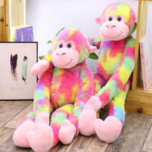 80cm Rainbow Long Arm Monkey Stuffed Doll Plush Toys Baby Sleeping Appease Animal Doll Birthday Chilstmas Gifts for Kids Girls 2024 - buy cheap