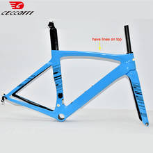 DIY color Carbon Road Frame V-Brake Bicycle Frame Super Light BB68 700C x 25C Di2&Mechanical Bike Frames Frameset Racing 2024 - buy cheap