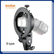 PRO Godox-soporte tipo S Bowens S, soporte de montaje para Speedlite Flash Snoot Softbox, plato de belleza, panal 2024 - compra barato