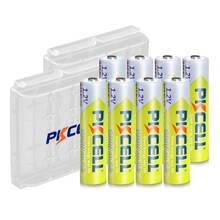 8Pcs PKCELL AAA Battery 1.2V Ni-MH AAA Rechargeable Batteries 1000MAH 3A aaa flashlight battery with 2PC AAA/AA Battery Holder 2024 - купить недорого