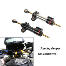 Universal Motorcycle carbon fibre Adjustable Steering Damper Stabilizer For YAMAHA HONDA KAWASAKI DUCATI BMW KTM Suzuki 2024 - buy cheap