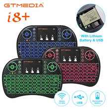 GTMEDIA-teclado inalámbrico I8, versión española, retroiluminado, Air Mouse, 2,4 GHz, Touchpad portátil, para Android TV BOX G5 MI X88 H96 2024 - compra barato