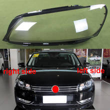Capa de farol transparente para volkswagen passat, acessório de proteção, lâmpada em vidro, para os modelos b7, 2011, 2012, 2013, 2014 e 2015 2024 - compre barato
