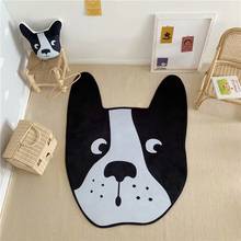 105cm Cute Plush Alpaca Baby Climb Mat ins Cartoon Black & white Pug Dog play Rug Puppy Cat Mat Pets Climb Floor Rug Kids Gift 2024 - buy cheap