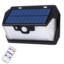 Refletor de luz solar com controle remoto, 55 led, lm, inteligente, 3 lados, iluminação, swtich, 11 câmera, rua, lâmpada, quintal, acampamento, garagem, pat 2024 - compre barato