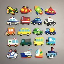 10pcs PVC car aircraft Fridge Magnets kawaii magnetic refrigerator stickers Toys for Girls Kids christams Gift home decor 2024 - buy cheap