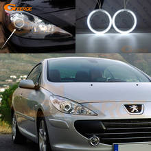 Для Peugeot 307 T6 2005 2006 2007 2008 2009 отличное Ультра яркое освещение CCFL ангельские глазки набор колец 2024 - купить недорого