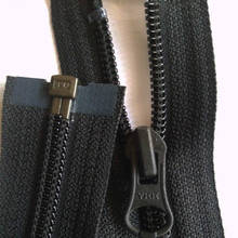 2 PCS/LOT Long YKK Zipper Nylon Coil Black Single Open Hoody Sweater Sportswear Ski Jacke Tailor Instant Repair Sewing Accessory 2024 - buy cheap