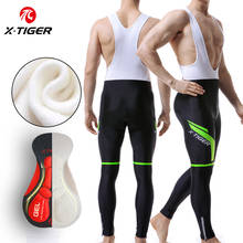 X-Tiger Pro Winter Thermal Cycling Bib Pants Coolmax 5D Gel Pad Bike Tights Keep Warm MTB Bicycle Trousers Ciclismo Pantalones 2024 - buy cheap