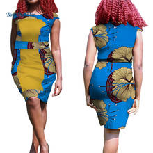 Новые африканские платья для женщин Bazin Riche сексуальное платье Dashiki Ankara платья размера плюс традиционная африканская женская одежда WY4140 2024 - купить недорого