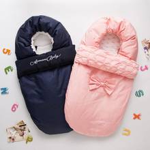 Saco de dormir para bebês, envelope de inverno para recém-nascidos, saco térmico para dormir, cobertor para carrinho de bebê 2024 - compre barato