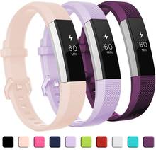 High Quality Soft Silicone Secure Adjustable Band for Fitbit Alta HR Band Wristband Strap Bracelet Watch Replacement Accessories 2024 - купить недорого