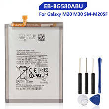 Replacement Battery EB-BG580ABU For Samsung Galaxy M20 M30 SM-M205F Rechargeable Phone Battery 5000mAh 2024 - buy cheap